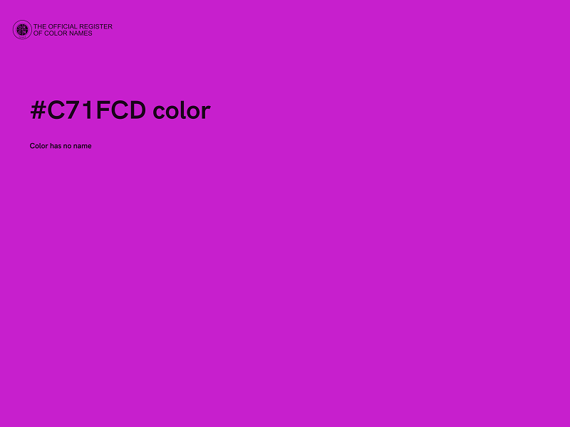#C71FCD color image
