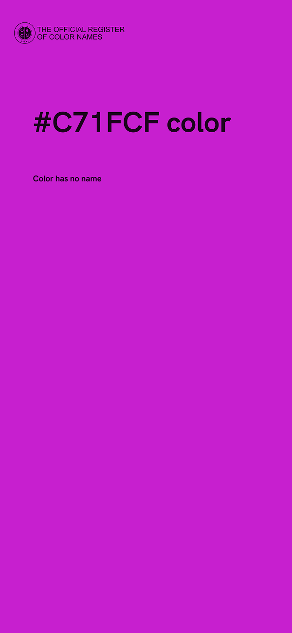 #C71FCF color image