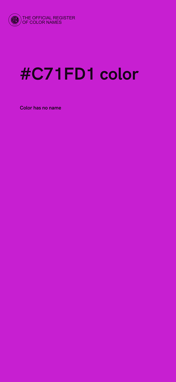 #C71FD1 color image