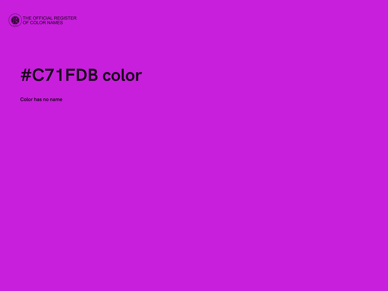 #C71FDB color image