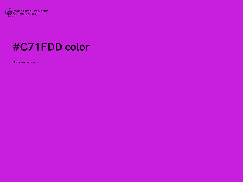 #C71FDD color image