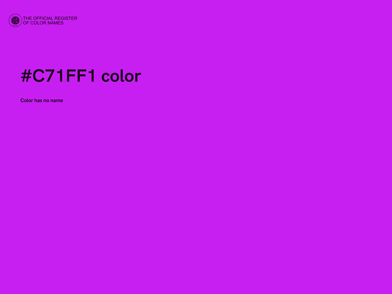 #C71FF1 color image