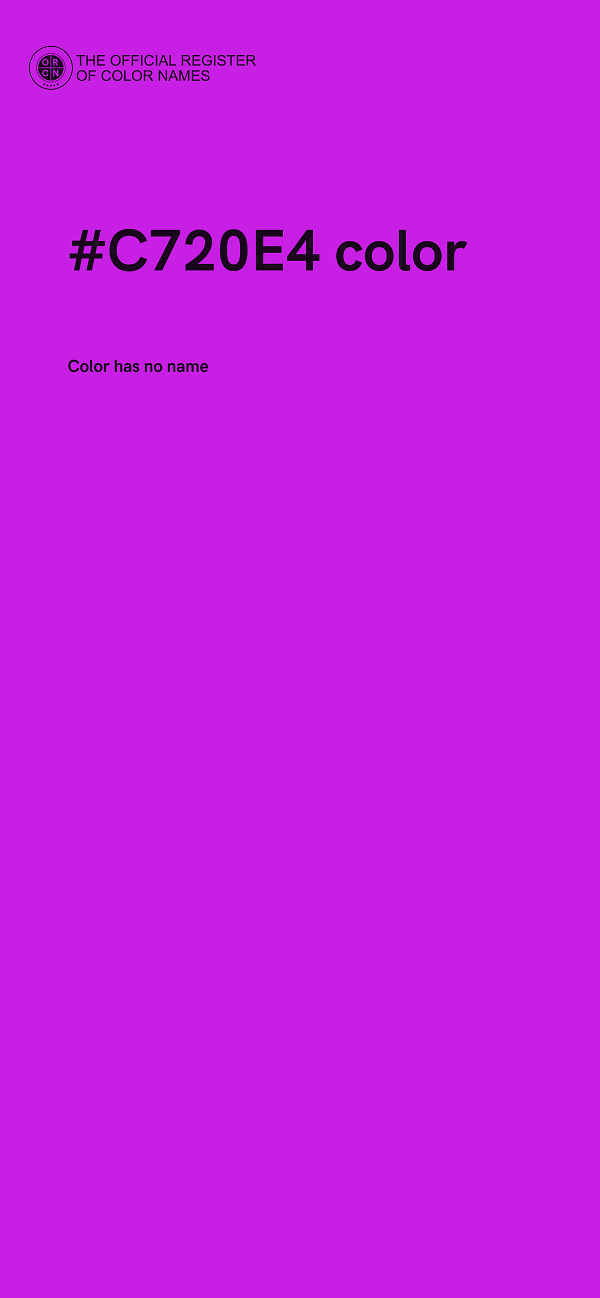 #C720E4 color image