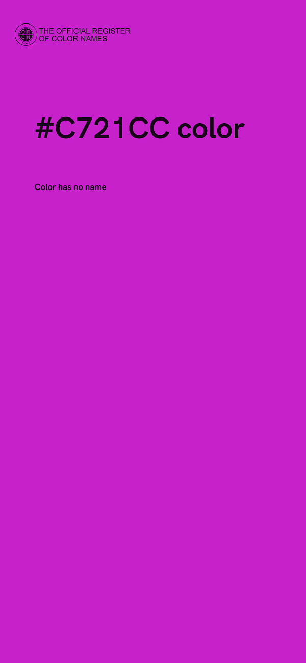#C721CC color image
