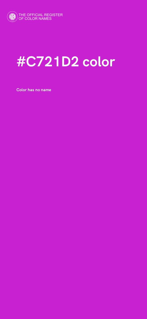 #C721D2 color image