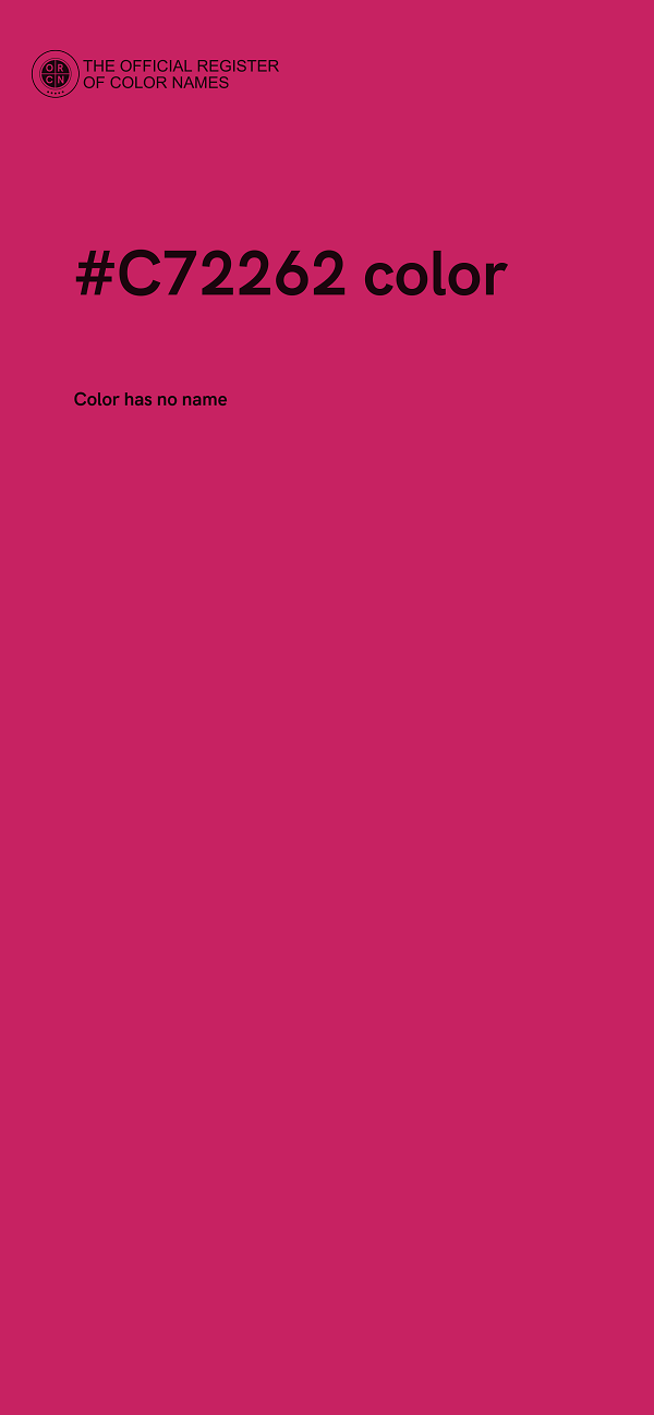 #C72262 color image