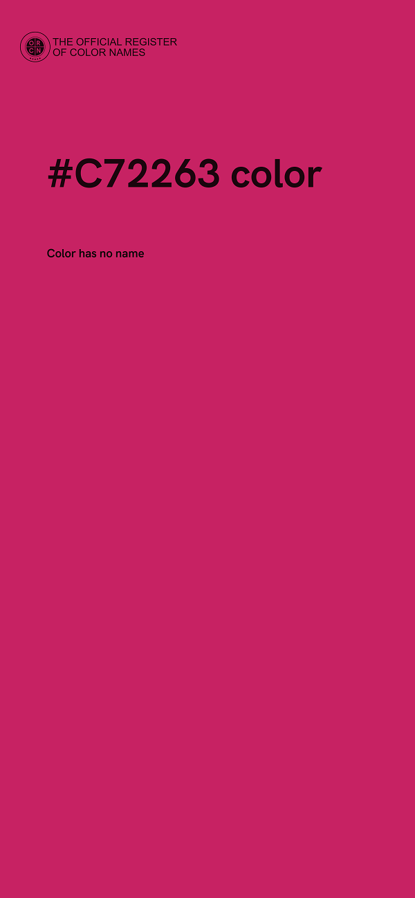 #C72263 color image