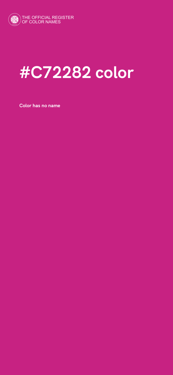 #C72282 color image