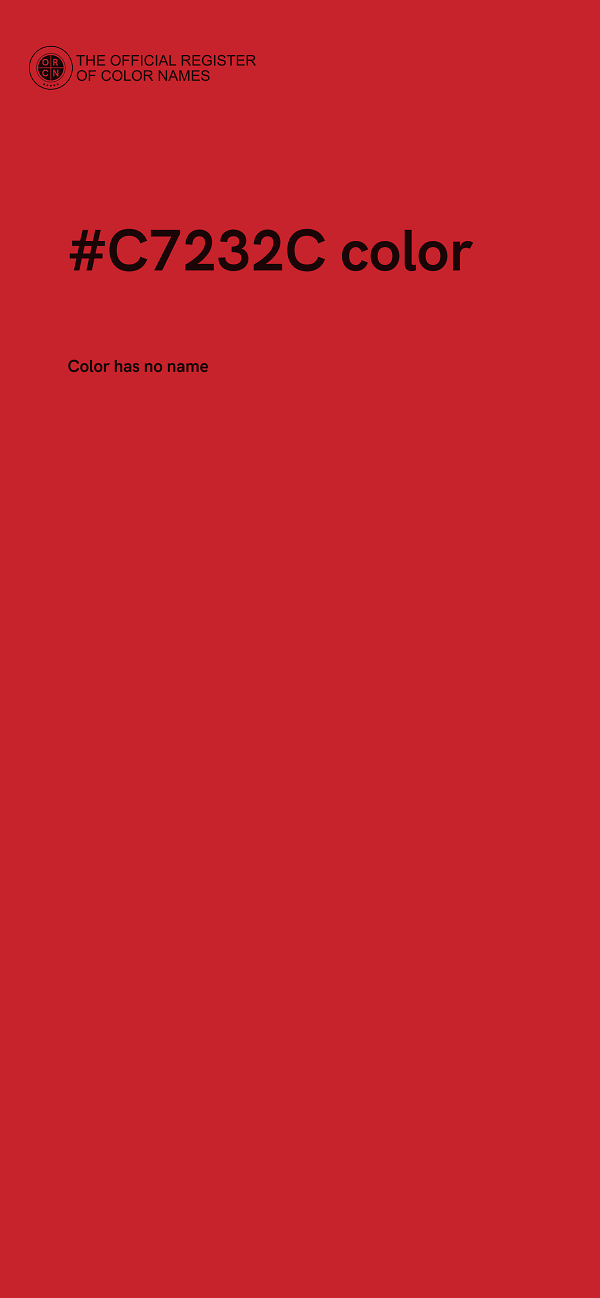 #C7232C color image