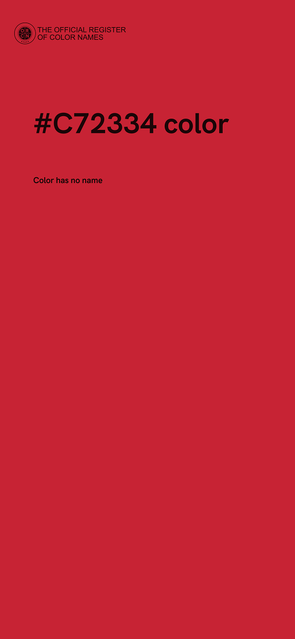 #C72334 color image