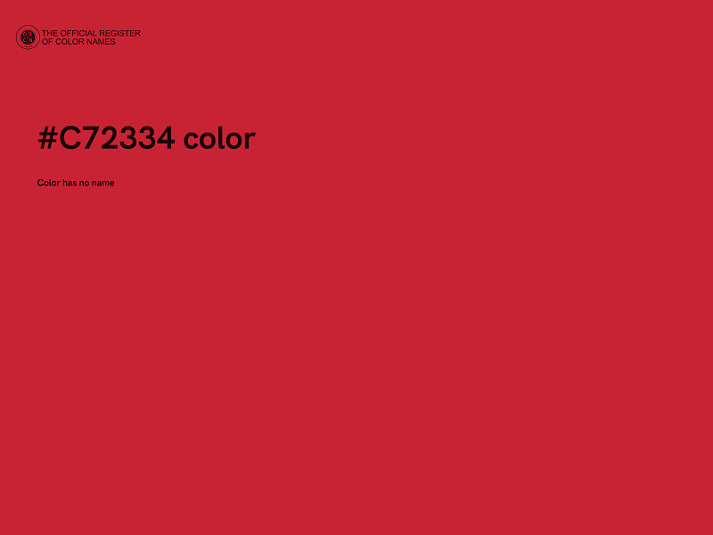 #C72334 color image