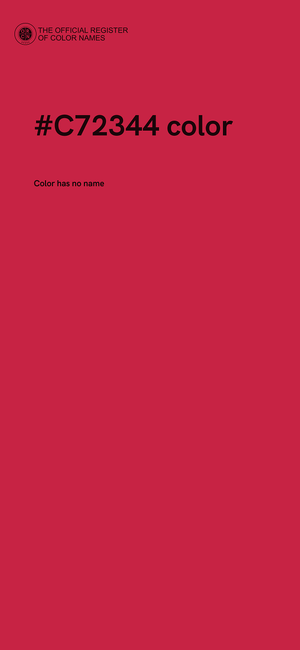 #C72344 color image