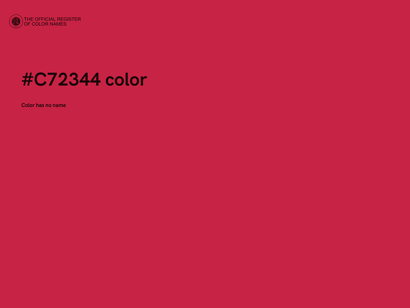 #C72344 color image