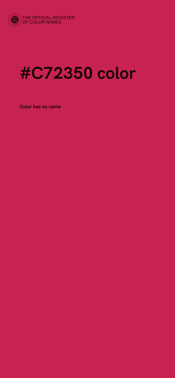 #C72350 color image