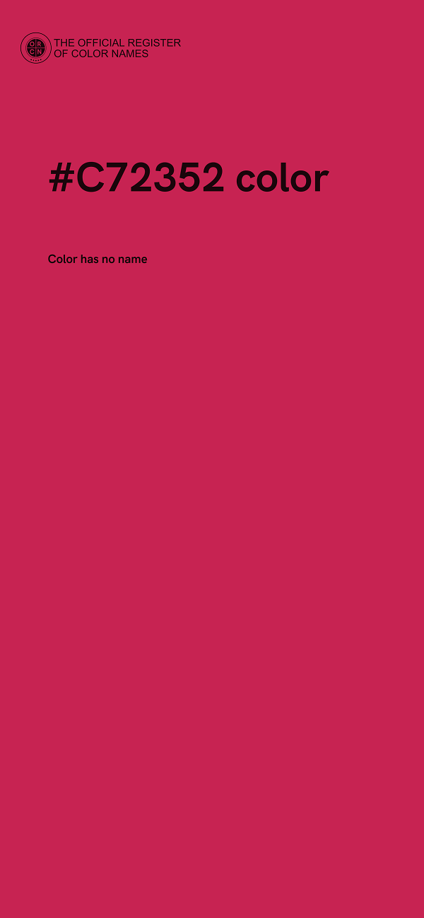 #C72352 color image