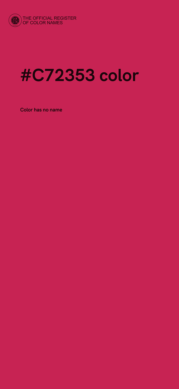 #C72353 color image