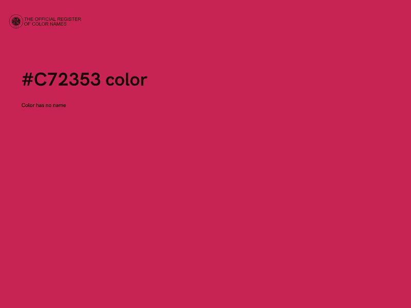 #C72353 color image