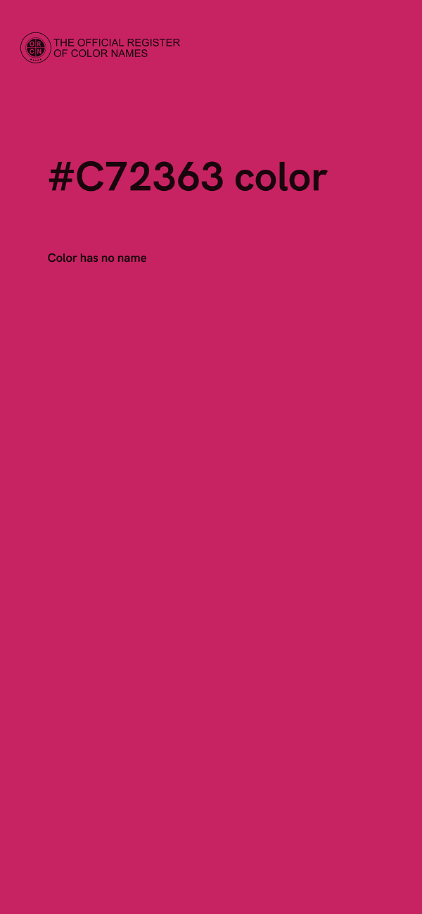 #C72363 color image