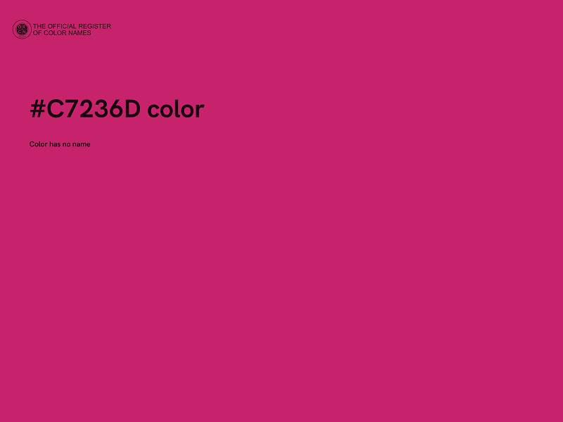 #C7236D color image
