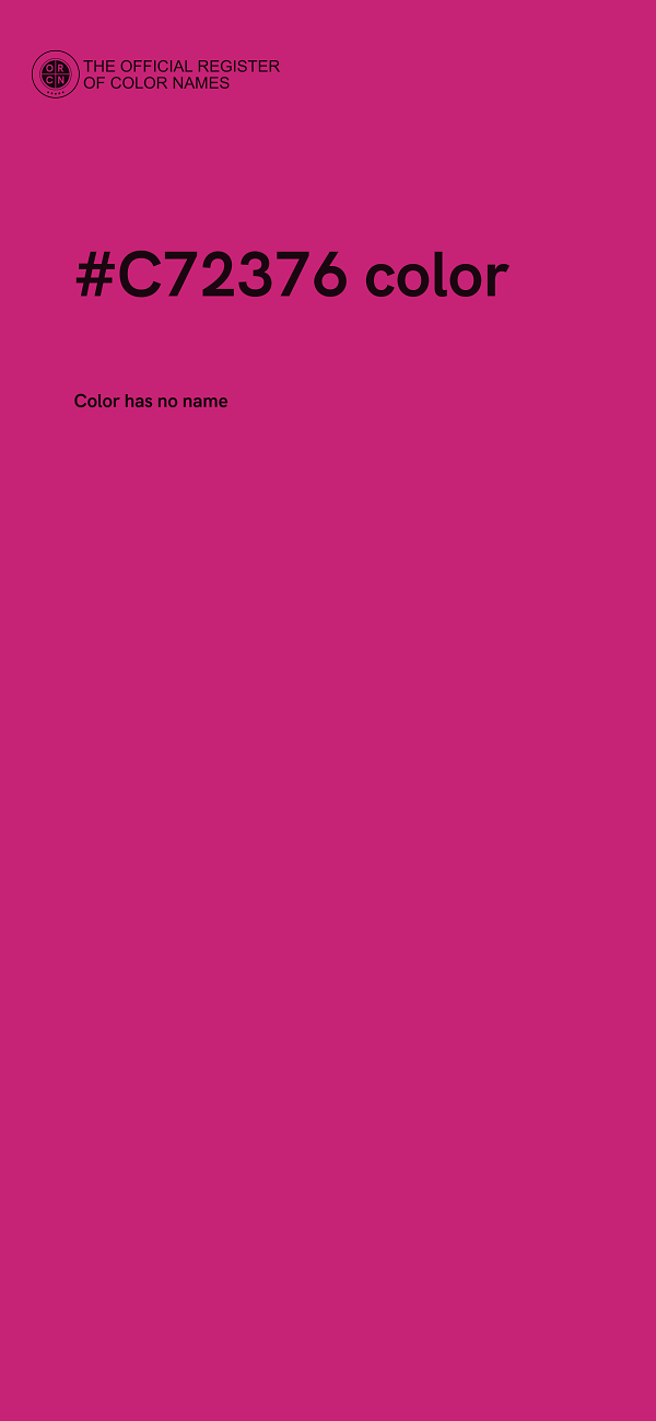 #C72376 color image