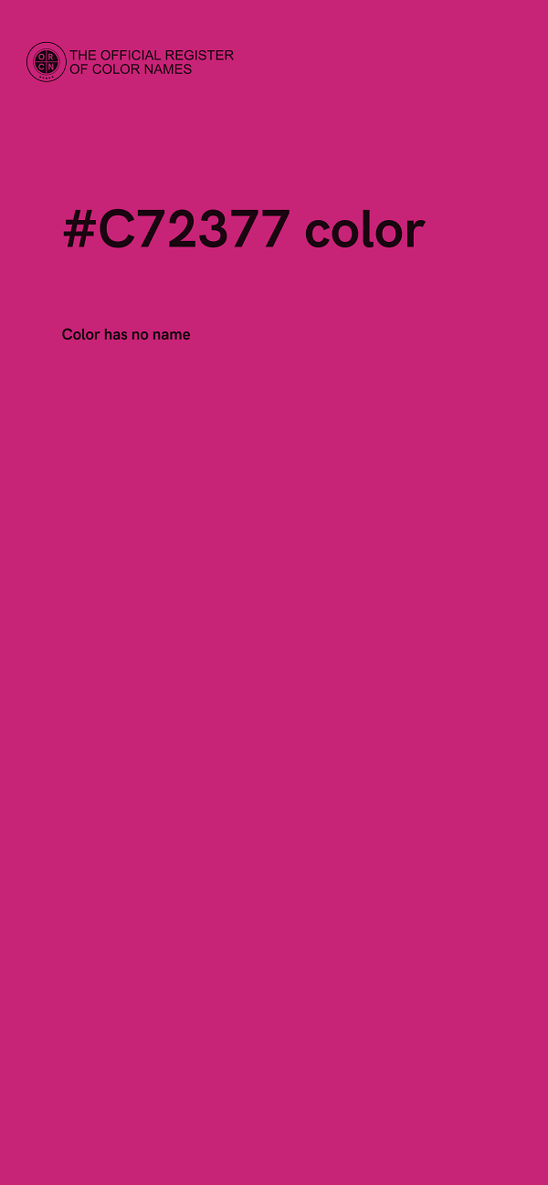 #C72377 color image