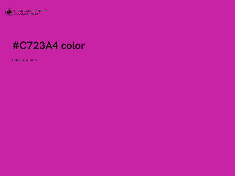 #C723A4 color image