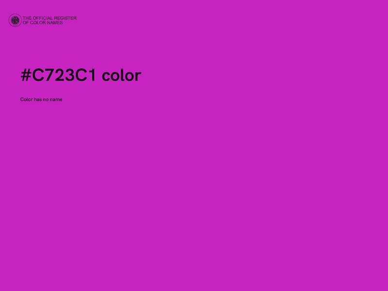 #C723C1 color image