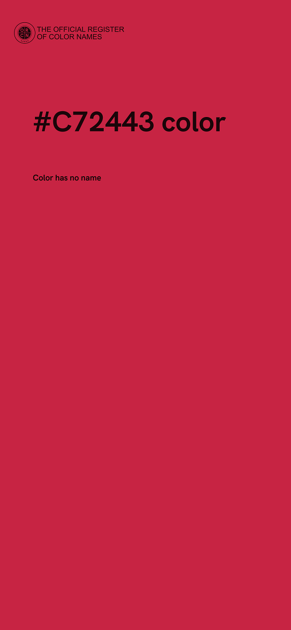 #C72443 color image