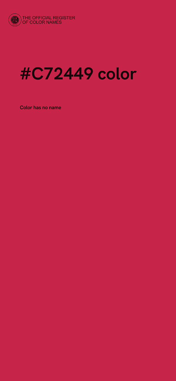#C72449 color image