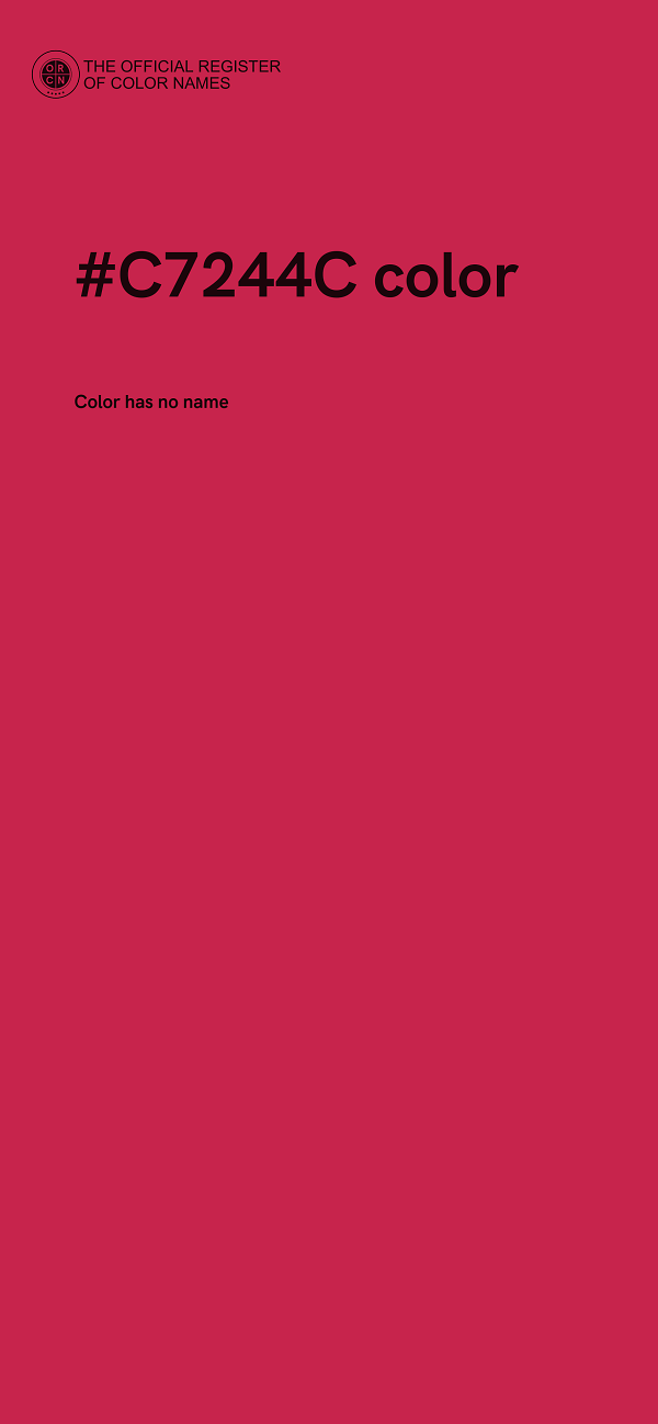 #C7244C color image