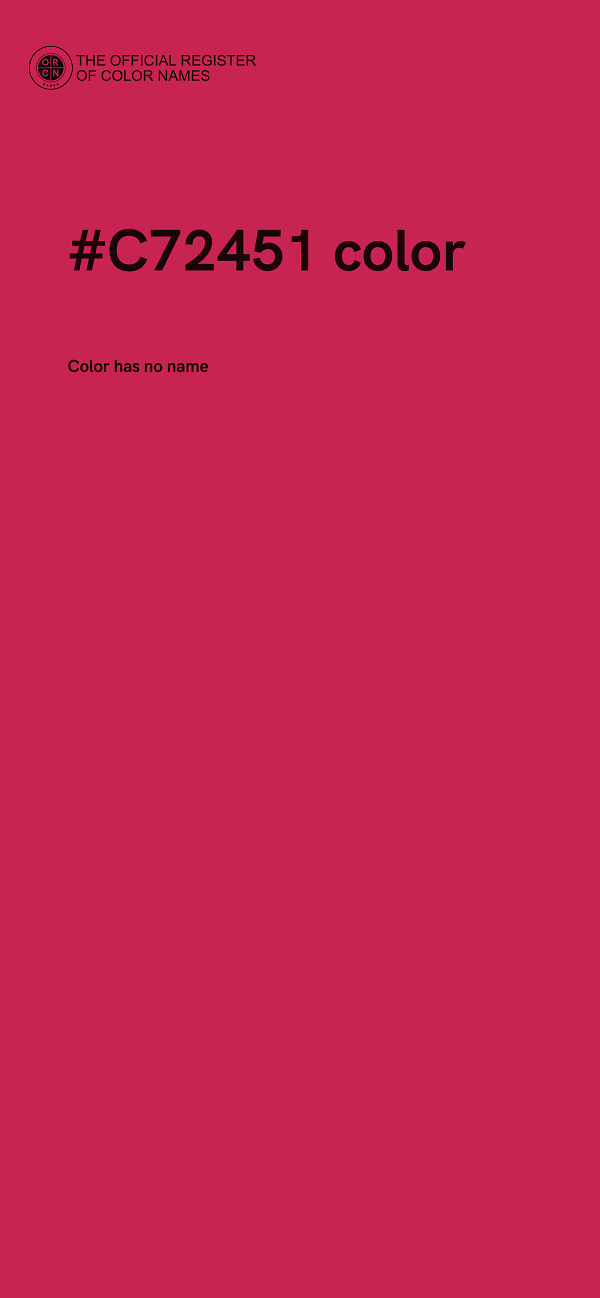 #C72451 color image