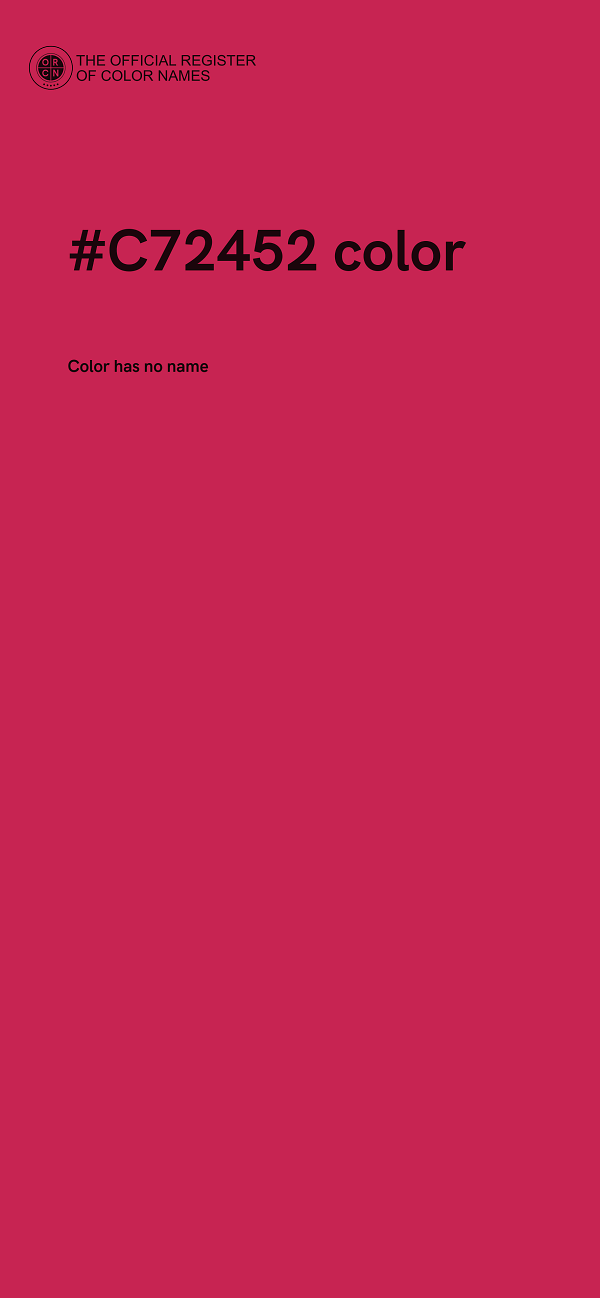 #C72452 color image