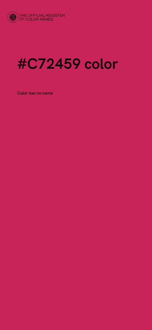 #C72459 color image