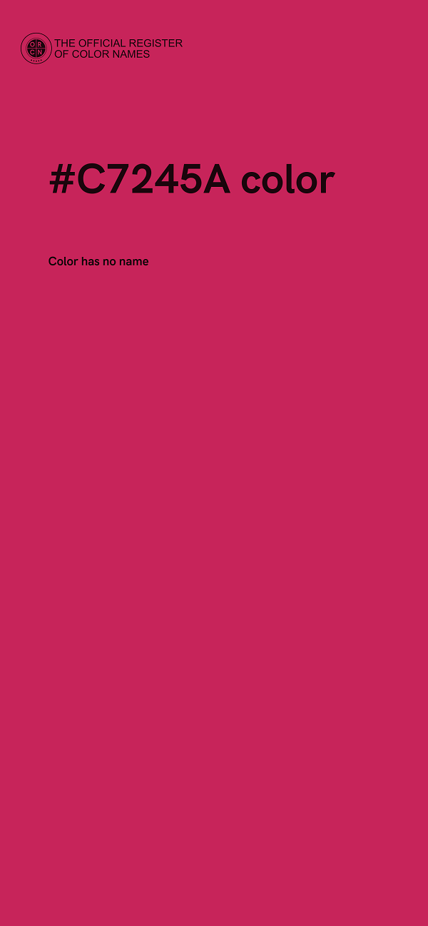 #C7245A color image
