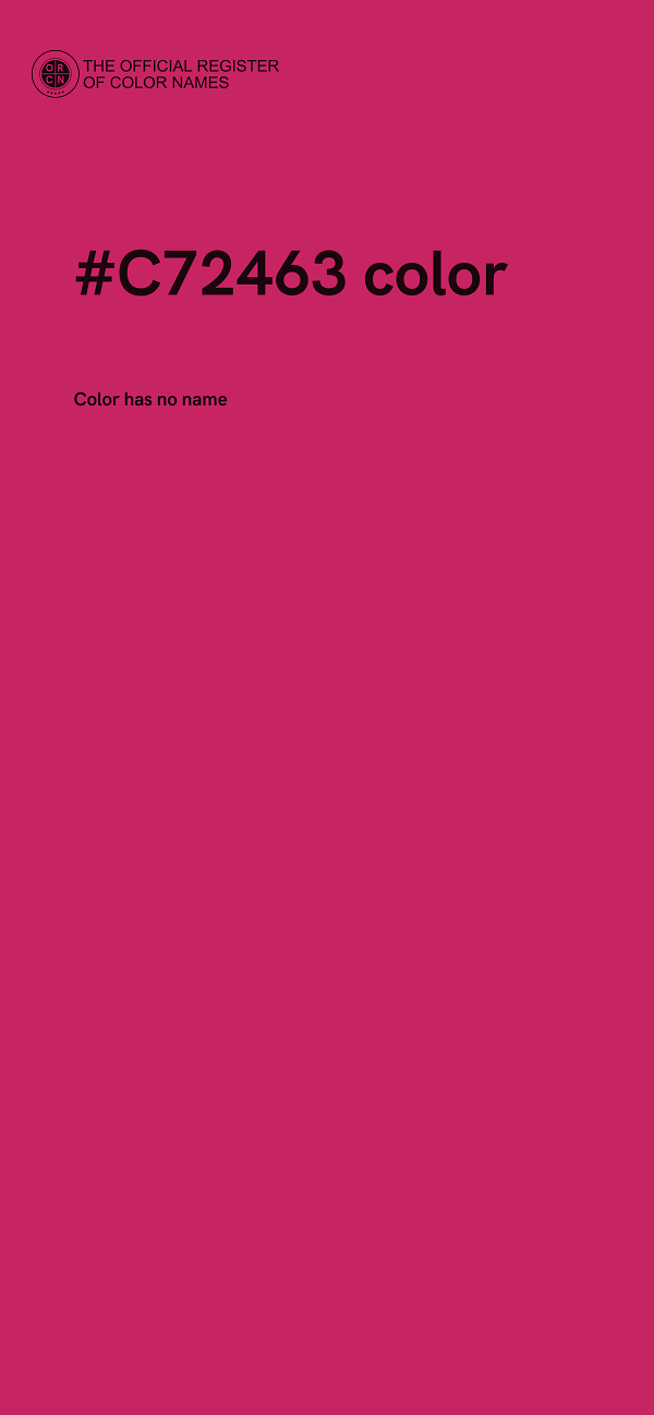 #C72463 color image