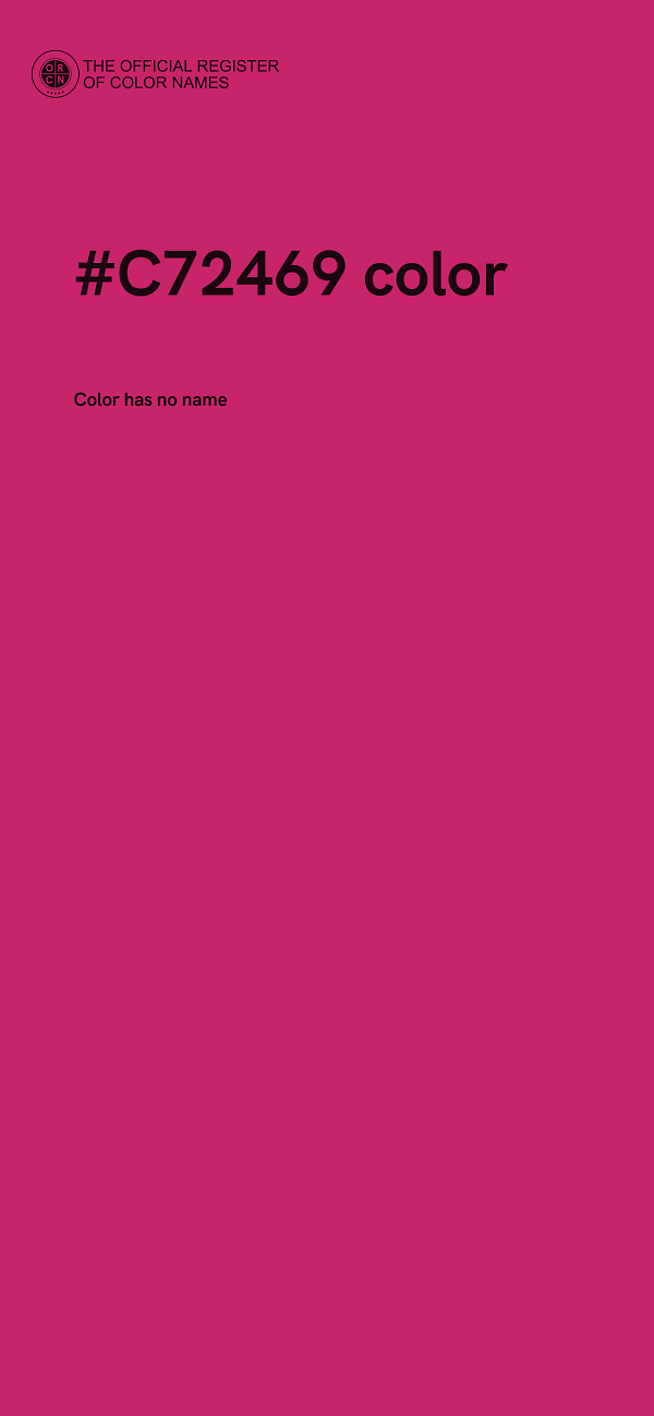 #C72469 color image
