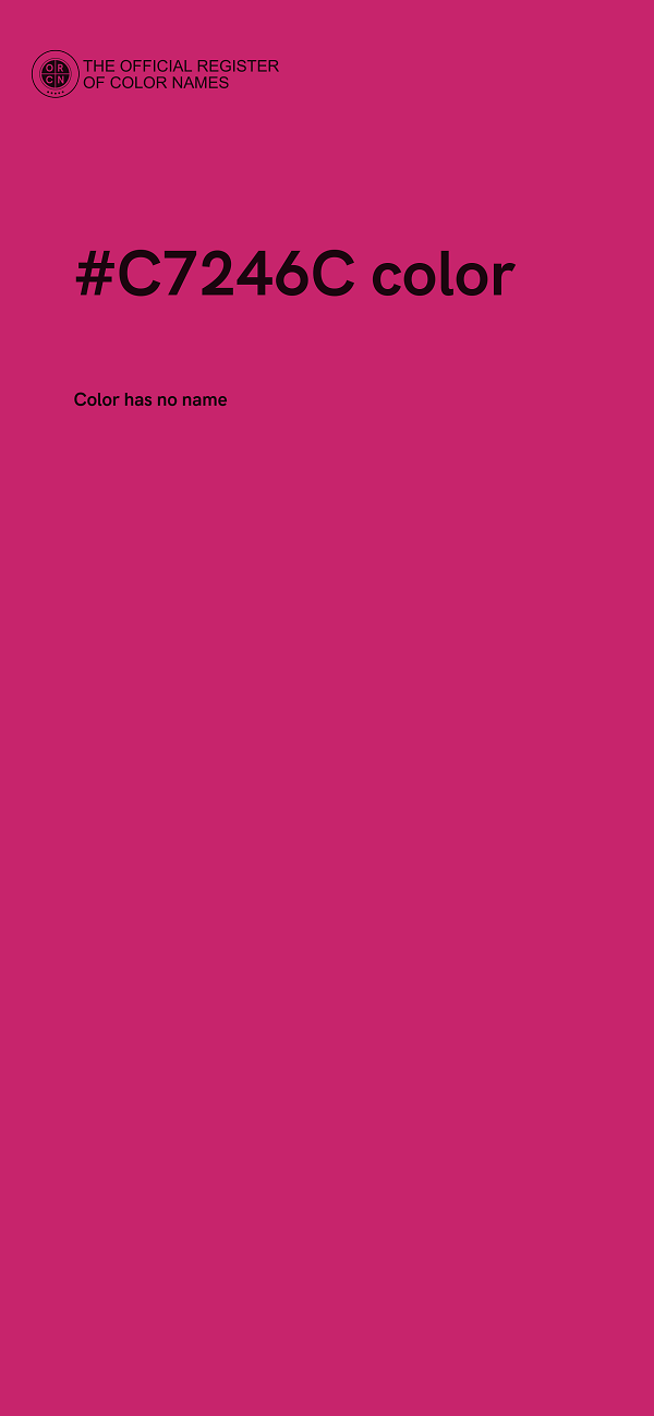 #C7246C color image