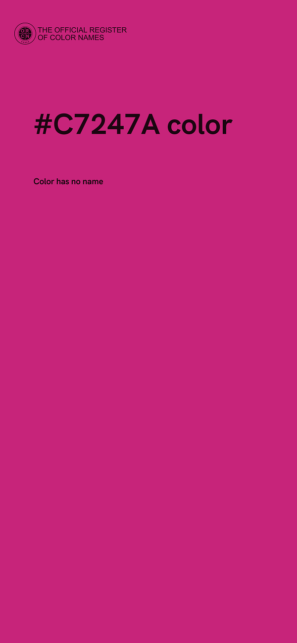 #C7247A color image