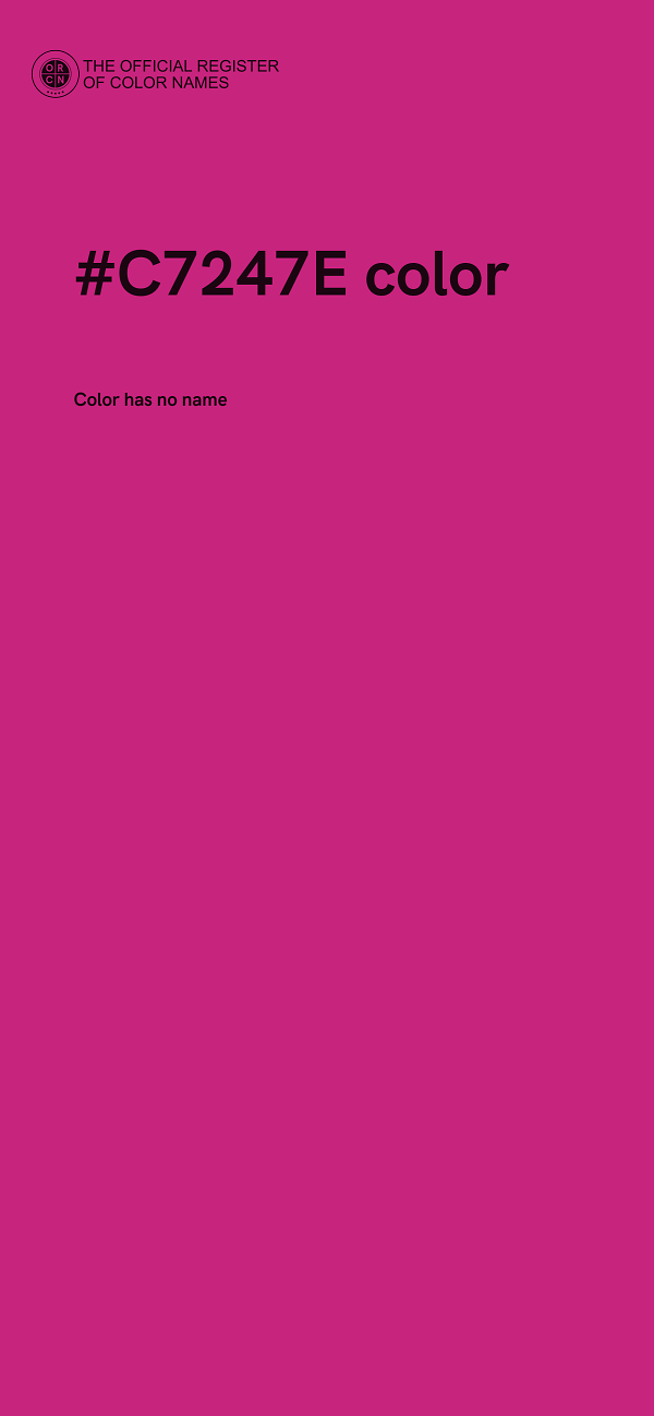 #C7247E color image