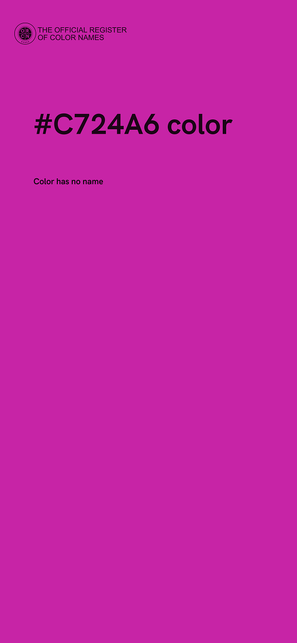 #C724A6 color image