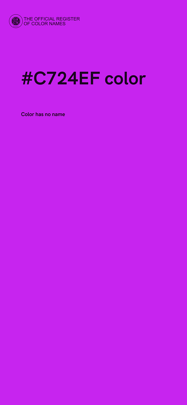 #C724EF color image