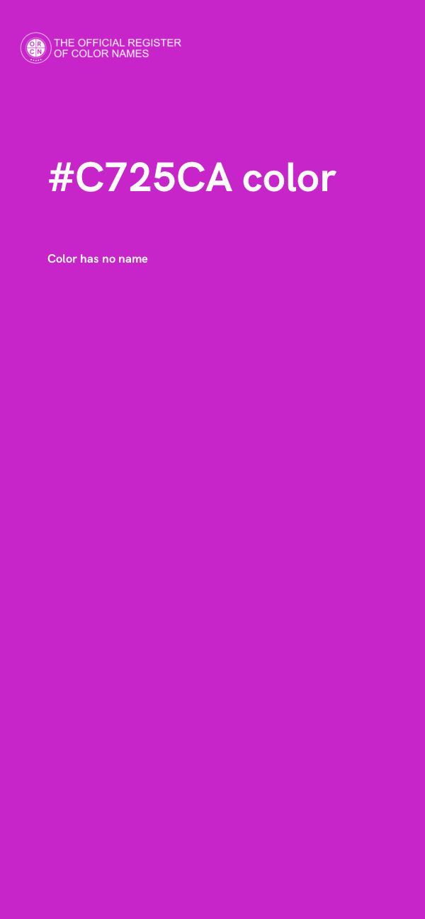 #C725CA color image