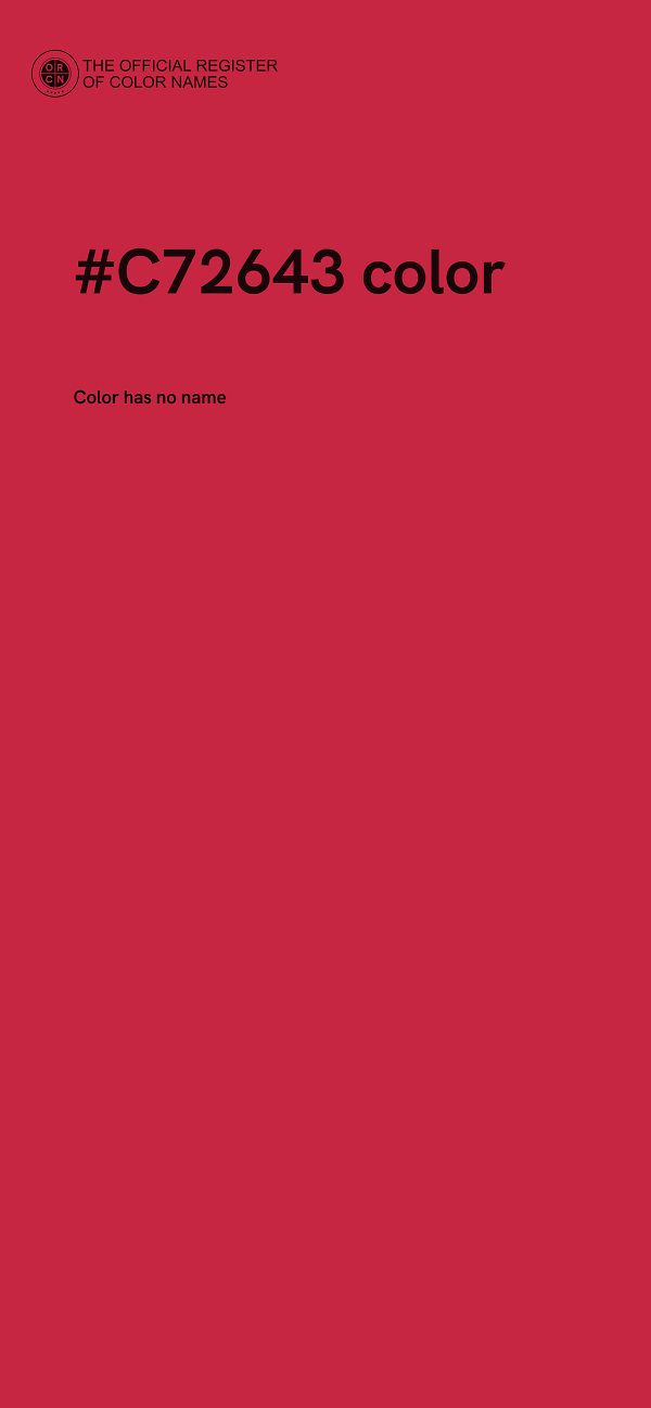 #C72643 color image