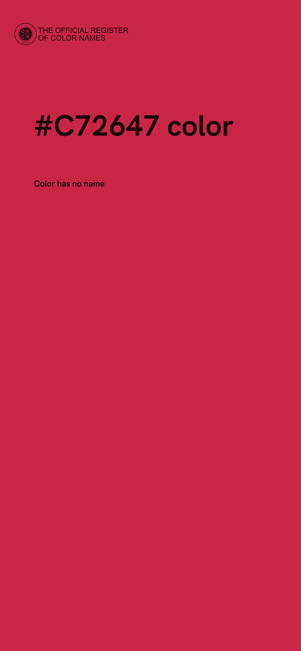 #C72647 color image