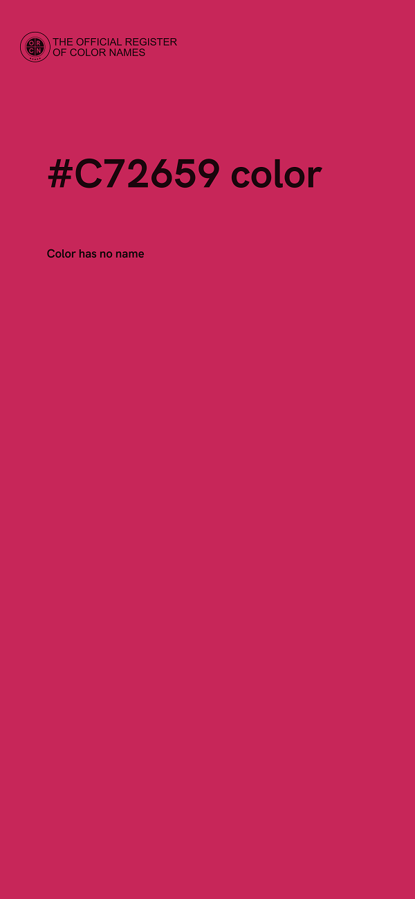 #C72659 color image