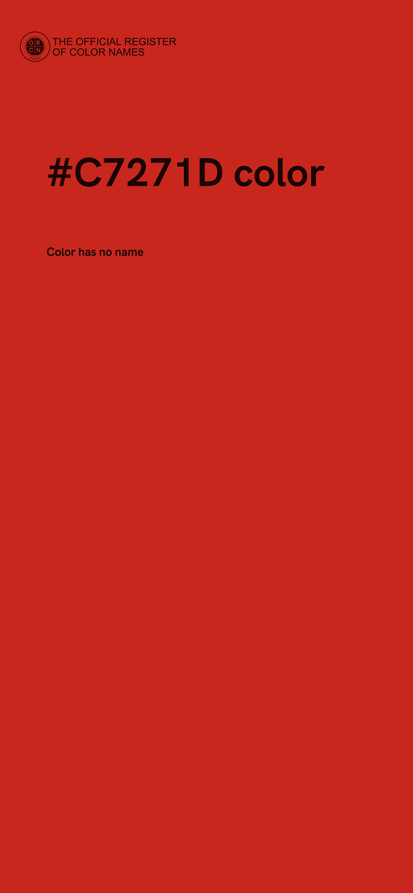 #C7271D color image