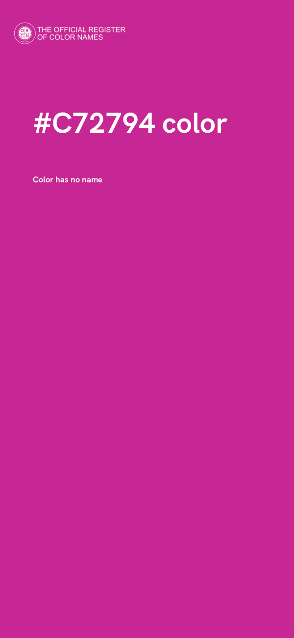 #C72794 color image