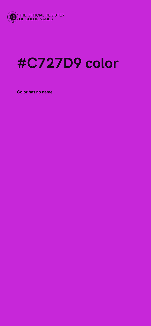 #C727D9 color image