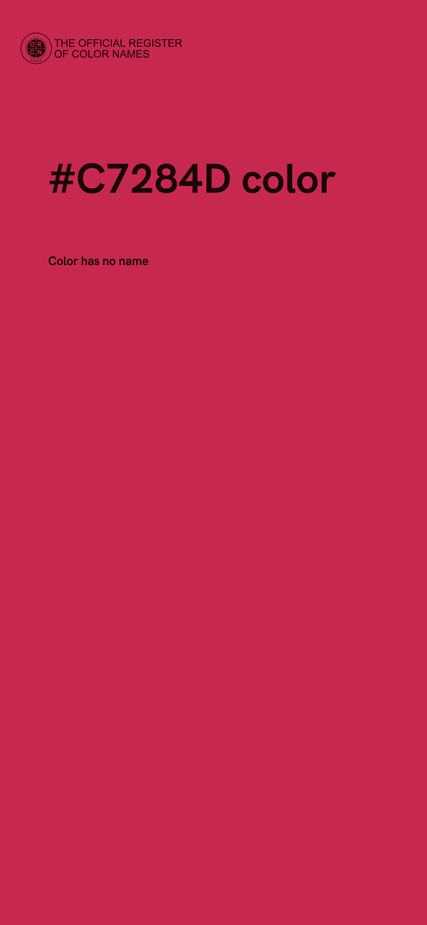 #C7284D color image