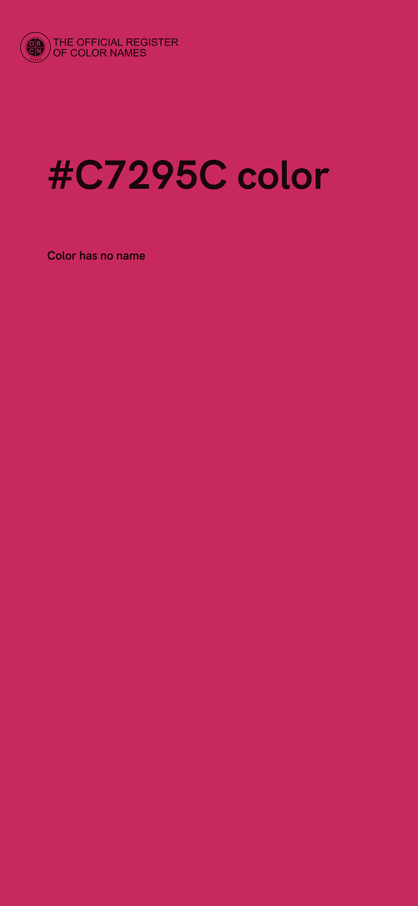 #C7295C color image